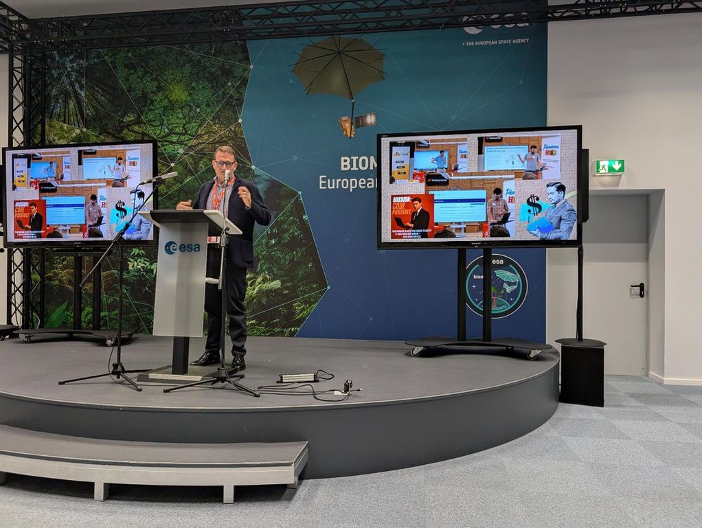 Alexander Hendorf bei der ESA