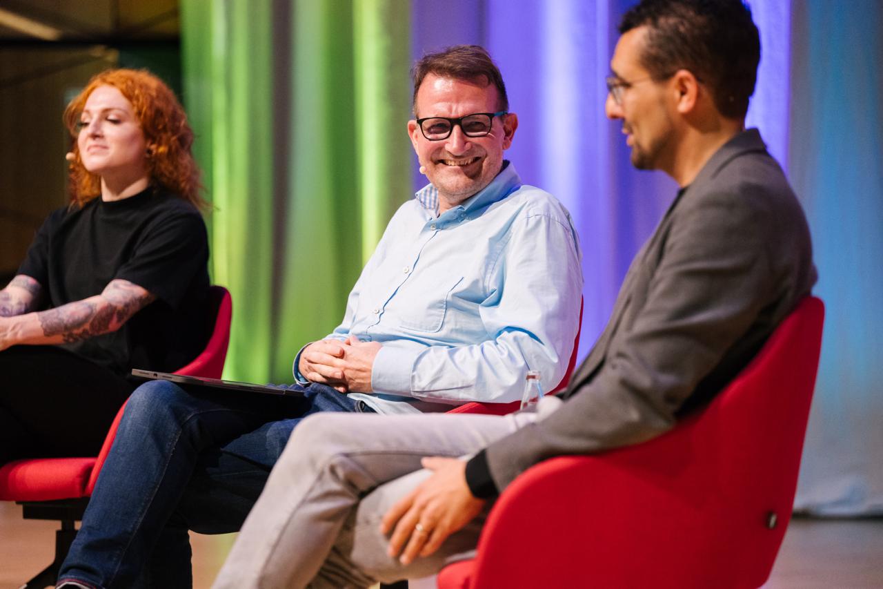 Panel mit Ines Montani